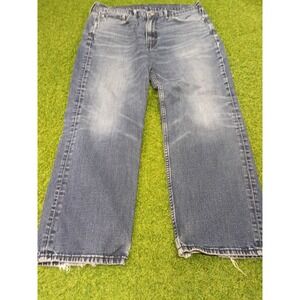 Levi's‎ 514 Jeans Mens 36x29 Blue Denim Stretch Light Wash Regular Fit Straight